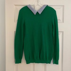 Green Jcrew sweater